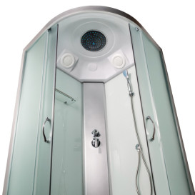 Гидромассажный бокс Vivia 60 W RC BF 80х80 профиль сатин/матовое стекло А0048858