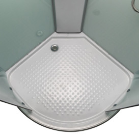 Гидромассажный бокс Vivia 60 W RC BF 80х80 профиль сатин/матовое стекло А0048858