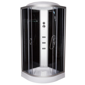 Гідромасажний бокс Vivia 61 RC 90х90 профіль сатин/тоноване скло А0027252