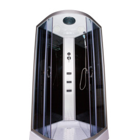 Гідромасажний бокс Vivia 61 RC 90х90 профіль сатин/тоноване скло А0027252