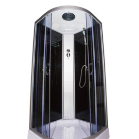 Гидромассажный бокс Vivia 61 RC BF 90х90 профиль сатин/тонированное стекло А0042378