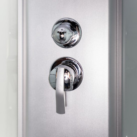 Гидромассажный бокс Vivia 61 RC W 90х90 профиль сатин/матовое стекло А0035276