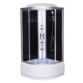 Гідромасажний бокс Vivia 95 RC 90х90 профіль сатин/тоноване скло А0027250