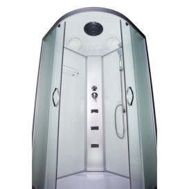 Гидромассажный бокс Vivia 96 RC W 100х100 профиль сатин/тонированное стекло А0042382