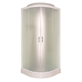 Гидромассажный бокс Vivia Eco 61 W CH 90х90 профиль сатин/матовое стекло А0042295