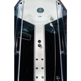 Гидромассажный бокс Vivia Eco 95 CH 90х90 профиль сатин/тонированное стекло А0015318