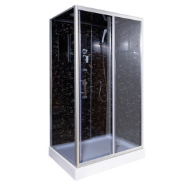 Гідромасажний бокс Vivia TKF 7715 Веном BG 120х80 профіль сатин/тоноване скло А0048641