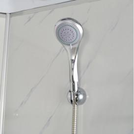 Гідромасажний бокс Vivia TKF 90/1 Білий оникс WG 90x90 профіль сатин/скло fabric А0045221