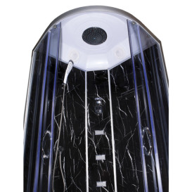 Гідромасажний бокс Vivia TKF 90/1 Чорний онікс BG 90x90 профіль сатин/тоноване скло А0045723