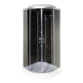 Гидромассажный бокс Vivia TKF 90/1 Venom BG 90x90 профиль сатин/тонированное стекло А0048380