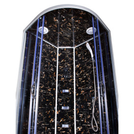 Гідромасажний бокс Vivia TKF 90-30 Venom BG 90x90 профіль сатин/тоноване скло А0046367