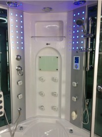 Гідромасажний паровий бокс Golston 145х145 з піддоном G-U2212