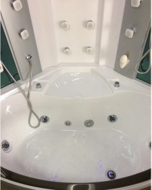 Гідромасажний паровий бокс Golston 145х145 з піддоном G-U2212