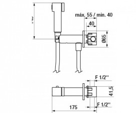 Гигиенический душ GRB Intimixer 08225100