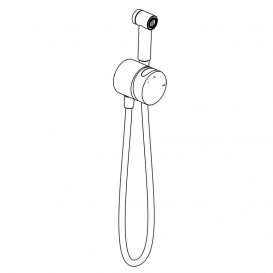 Гигиенический душ со смесителем GRB in Cool Black чёрный матовый 90107002