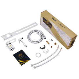 Гигиенический душ со смесителем Kroner KRM Zenda-C025 хром CV022957