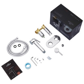Гигиенический душ со смесителем Kroner KRP Bidet-C086 хром CV031552