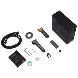 Гигиенический душ со смесителем Kroner KRP Graz-GRP082 графит CV035506