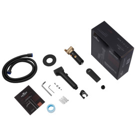 Гигиенический душ со смесителем Kroner KRP Graz-SCH082 черный CV035507