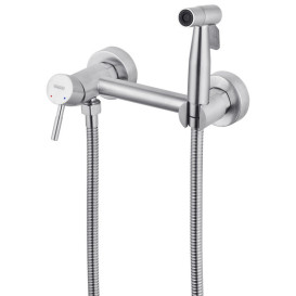 Гигиенический душ со смесителем Kroner KRP Edelstahl Klassisch-ESG052 нержавеющая сталь CV027929