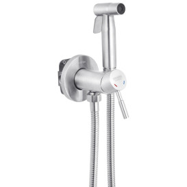 Гигиенический душ со смесителем Kroner KRP Edelstahl  Klassisch-ESG053 нержавеющая сталь CV029966