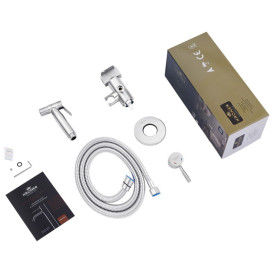 Гигиенический душ со смесителем Kroner KRP Edelstahl  Klassisch-ESG053 нержавеющая сталь CV029966