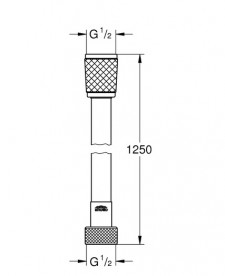 Гигиенический душ со смесителем скрытого монтажа Grohe BauEdge New с Tempesta-F хром UA28512002