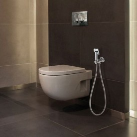 Гигиенический душ со смесителем скрытого монтажа Daniel Suvi хром S206444DCCR