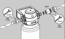 Головка фильтра для фильтрующего картиджа Blanco 525274