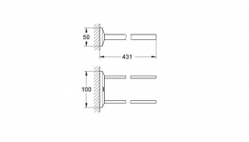 GROHE Allure Brilliant держатель для рушники 40496000