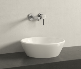 Змішувач для раковини одноважеля настінний Grohe колекція Concetto хром 19575001