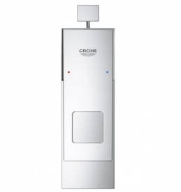 Смеситель для раковины однорычажный с донным клапаном Grohe коллекция Eurocube хром 23127000