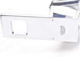 Змішувач для раковини одноважеля з донним клапаном Grohe колекція Eurocube хром 23135000