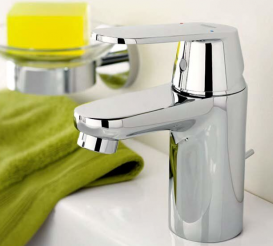 Змішувач для раковини одноважеля з донним клапаном Grohe Eurosmart Cosmopolitan хром 32825000