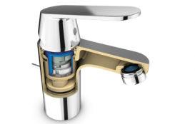 Змішувач для раковини одноважеля з донним клапаном Grohe Eurosmart Cosmopolitan хром 32825000