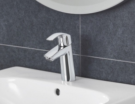 Смеситель для раковины однорычажный Grohe коллекция Eurosmart хром 23324001