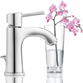 Змішувач для раковини одноважеля з донним клапаном Grohe колекція Grandera хром 23303000