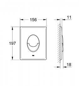 Grohe Кнопка змиву 38505000