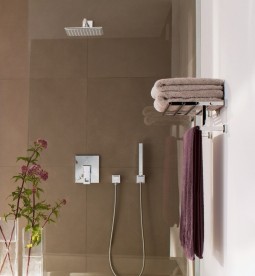 Набір для душа Grohe Eurocube з душовим гарнітуром (верхня монтажна частина) хром 23409000