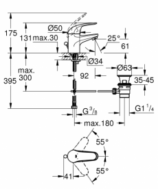 Grohe набор сантехники для дома All in One 39117MB0