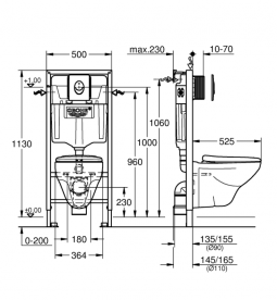GROHE набор сантехники  Mega Bundle Euroeco 39400MB0
