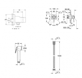 GROHE набор сантехники  Mega Bundle Euroeco 39400MB0