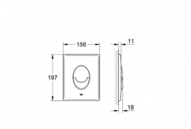 Унитаз подвесной Villeroy&Boch O.Novo 5660HR01 Directflush + Сиденье +  Комплект 3 в 1 Grohe Rapid SL 38750001