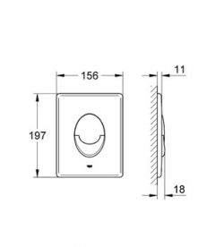 Унитаз подвесной Villeroy&Boch O.Novo 5688H101 + Сиденье + Комплект 3 в 1 Grohe Rapid SL 38750001