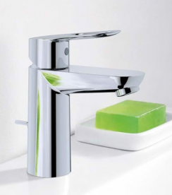 Смеситель для раковины однорычажный с донным клапаном Grohe колекция BauLoop хром 23335000