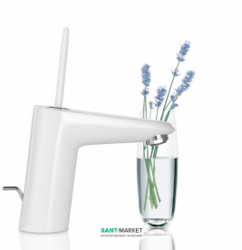 Смеситель для раковины с джойстиком с донным клапаном Grohe Eurodisc Joy белый 23425LS0