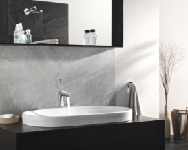 Змішувач для раковини з джойстиком з донним клапаном Grohe Eurodisc Joy хром 23425000