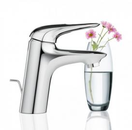 Смеситель для раковины однорычажный с донным клапаном Grohe колекция Eurostyle хром 33558003