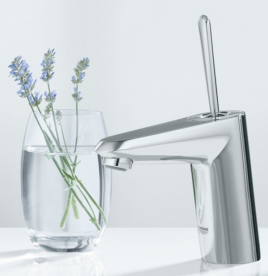 Смеситель для раковины с джойстиком с донным клапаном Grohe Eurodisc Joy хром 23427000