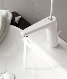 Смеситель для раковины с джойстиком с донным клапаном Grohe Eurodisc Joy белый 23427LS0